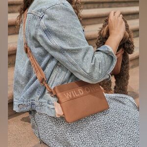 Wild One Tan Crossbody Bag